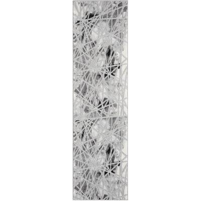 Bianco Abstract Silver 80 x 150 Rug